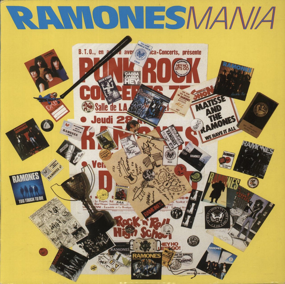 The Ramones Ramones Mania - EX German 2-LP vinyl record set (Double LP Album) 925709-1