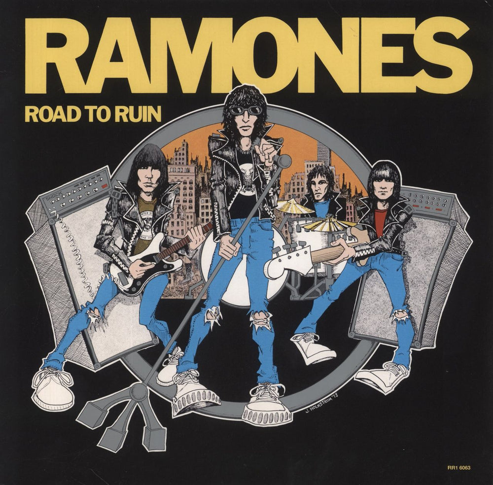 The Ramones Road To Ruin - 180gm UK vinyl LP album (LP record) RR1 6063