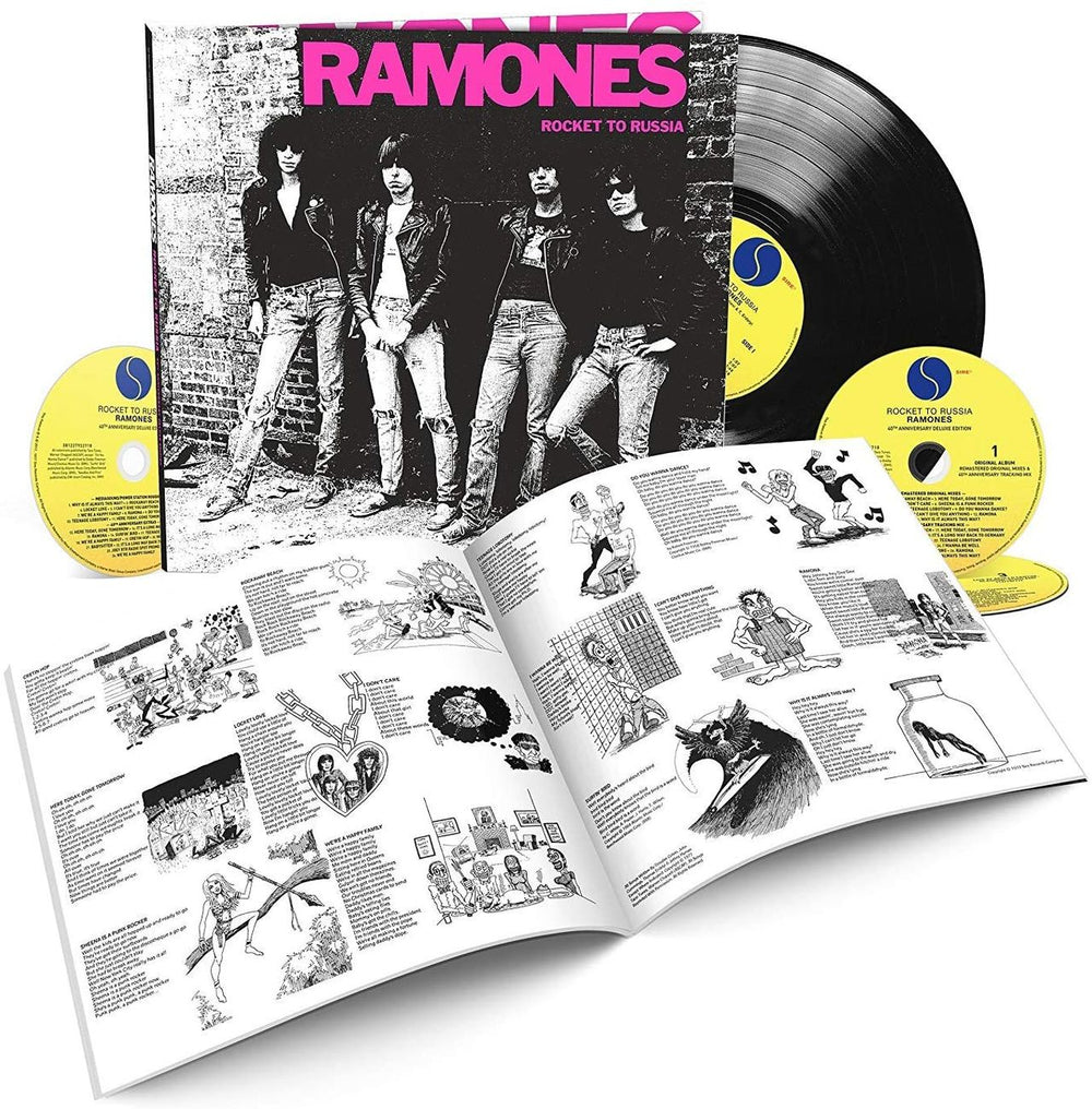 The Ramones Rocket To Russia - Deluxe Edition 3CD/1LP UK Vinyl Box Set R2563470