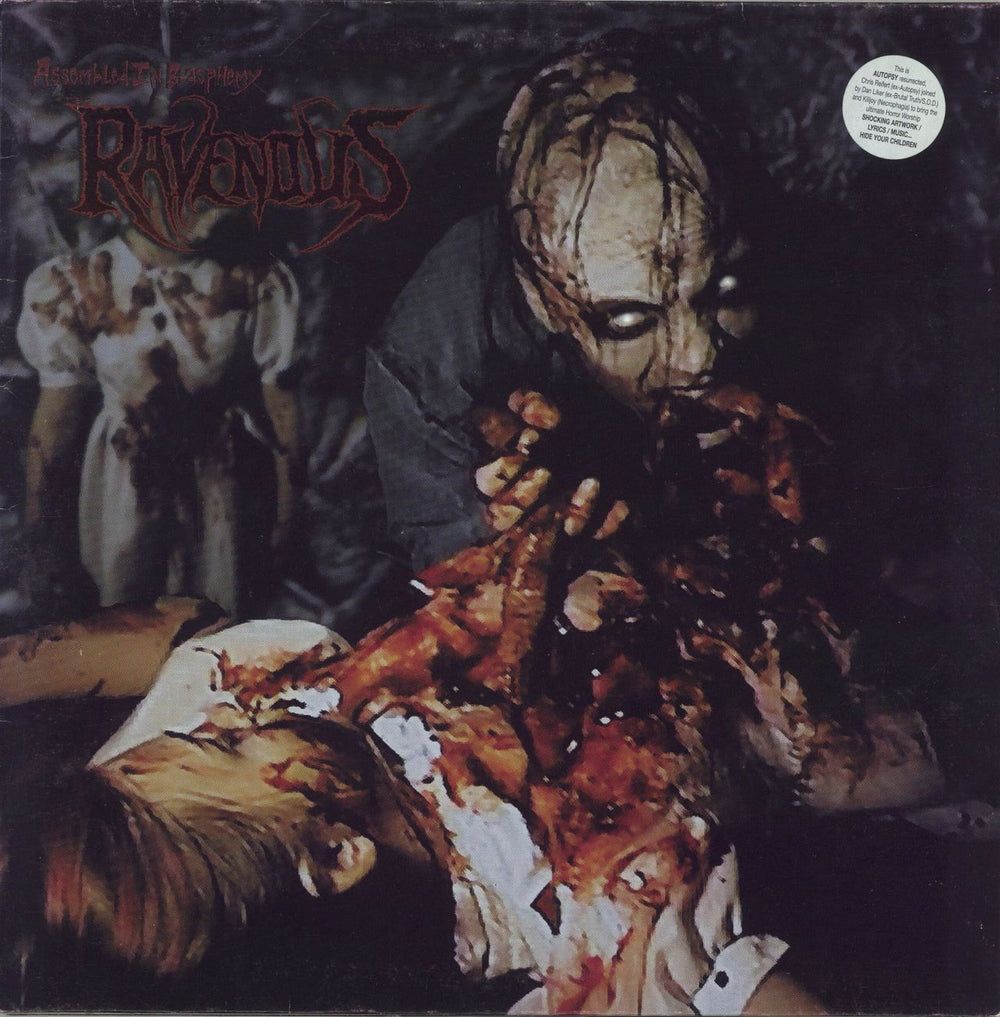 The Ravenous Assembled In Blasphemy Dutch vinyl LP album (LP record) HHR066