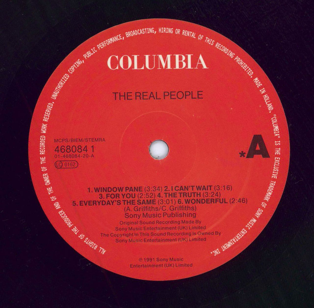 The Real People The Real People UK vinyl LP album (LP record) 5099746808419