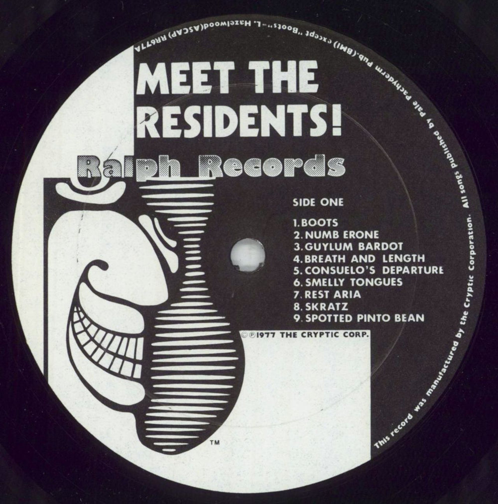 The Residents Meet The Residents US vinyl LP album (LP record) RSDLPME853586