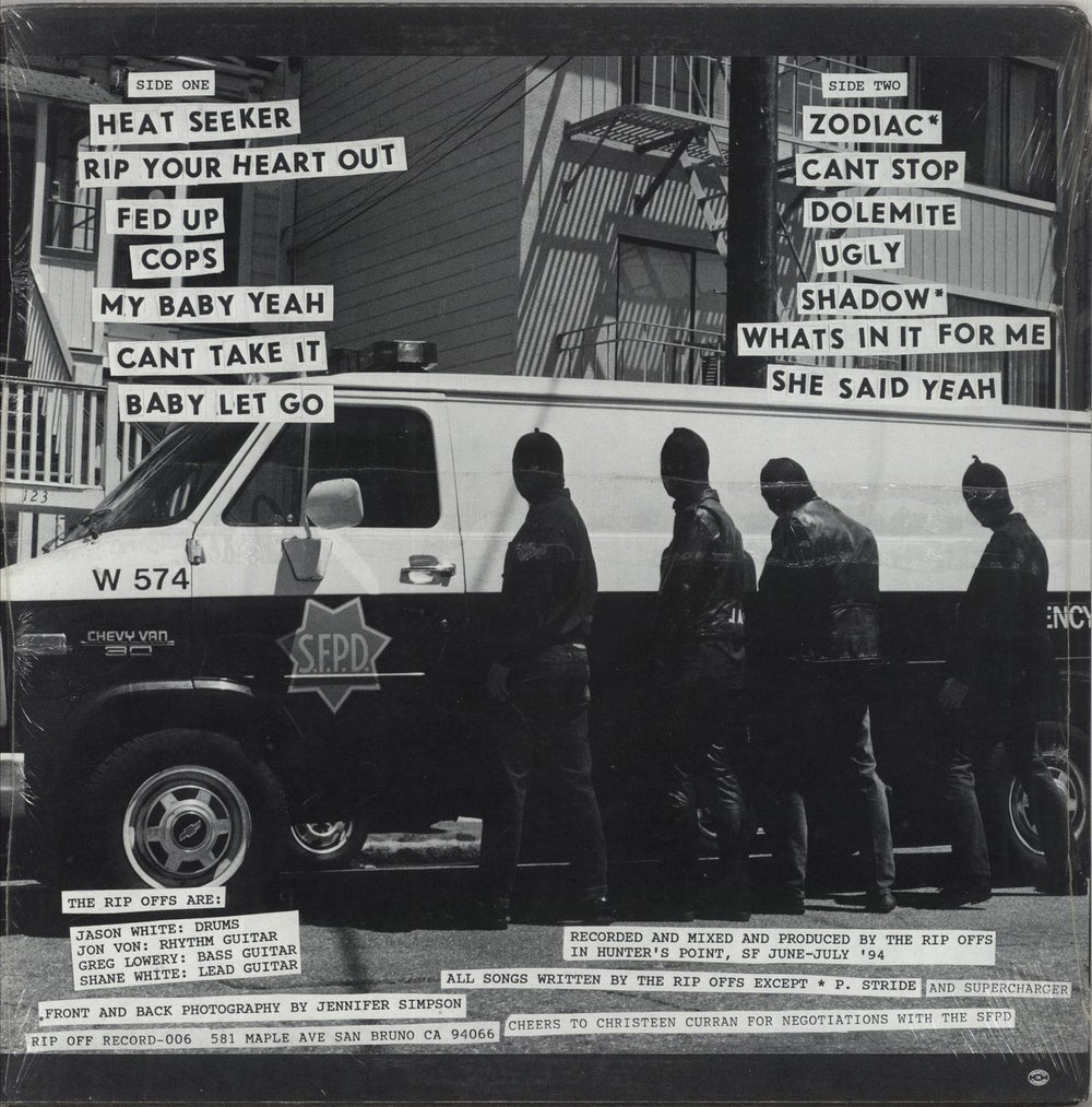 The Rip Offs Got A Record US vinyl LP album (LP record)