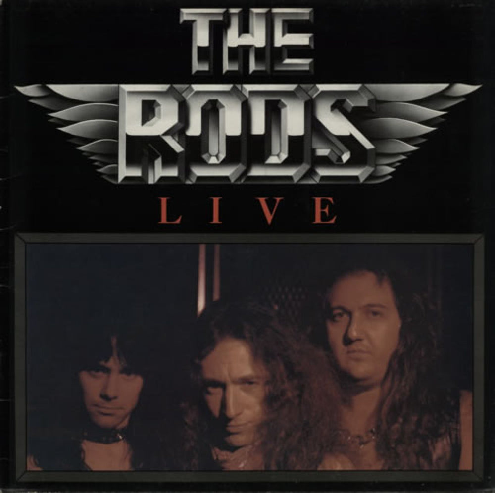 The Rods Live UK vinyl LP album (LP record) MFN16