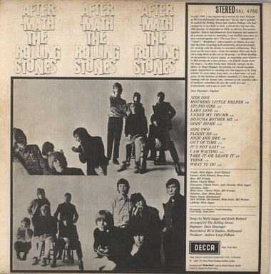 The Rolling Stones Aftermath - 1st [b] - EX UK vinyl LP album (LP record) ROLLPAF697828