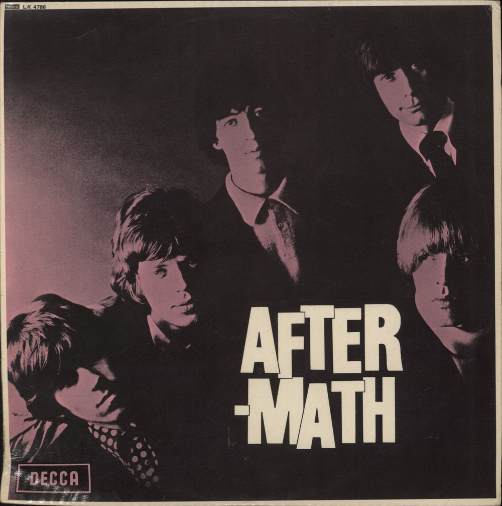 The Rolling Stones Aftermath - 1st - VG UK vinyl LP album (LP record) LK4786