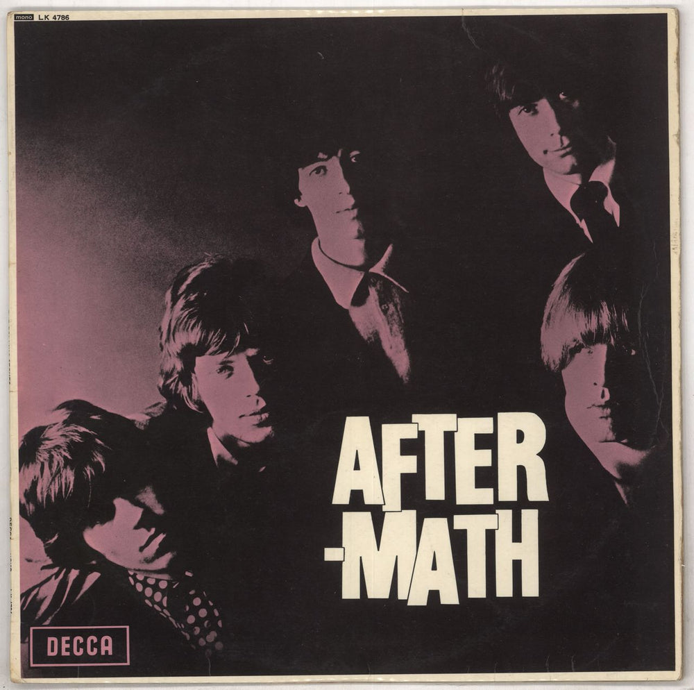 The Rolling Stones Aftermath - 3rd - VG UK vinyl LP album (LP record) LK4786