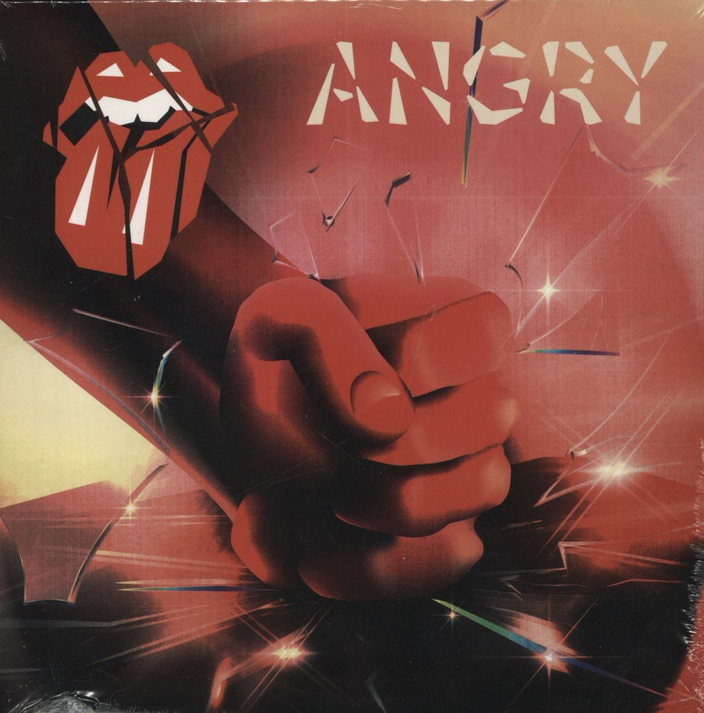 The Rolling Stones Angry - Red Vinyl - Sealed UK 7" vinyl single (7 inch record / 45) 581224-8