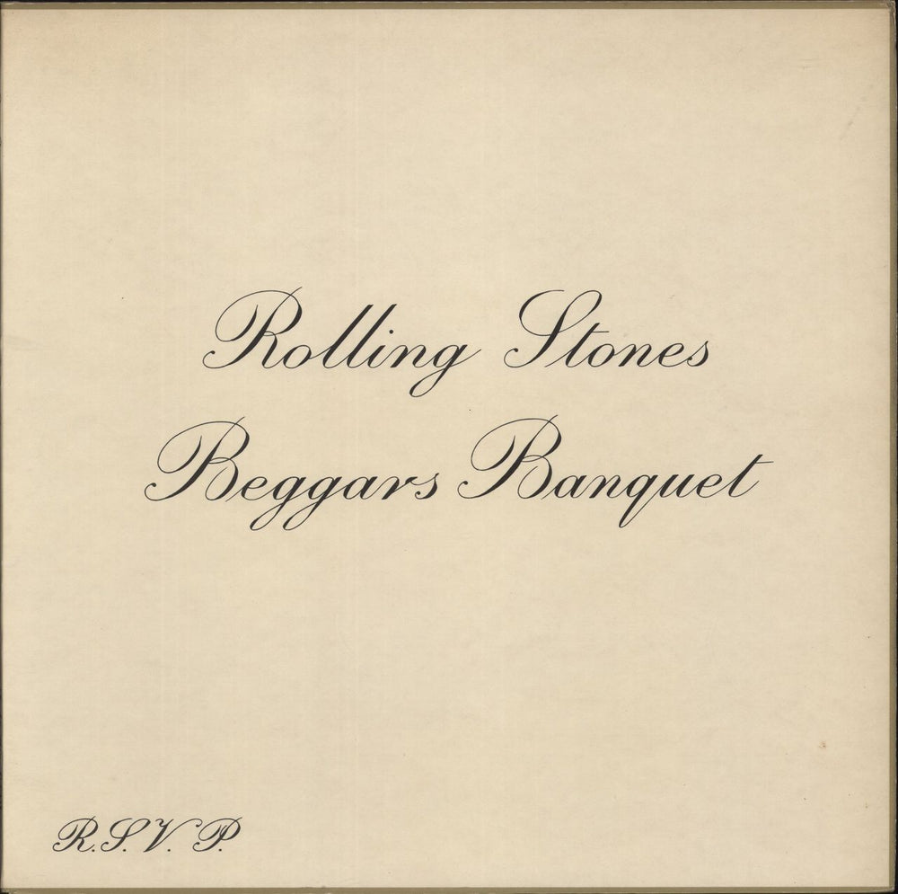The Rolling Stones Beggars Banquet + Flexi Japanese Promo vinyl LP album (LP record) PS539