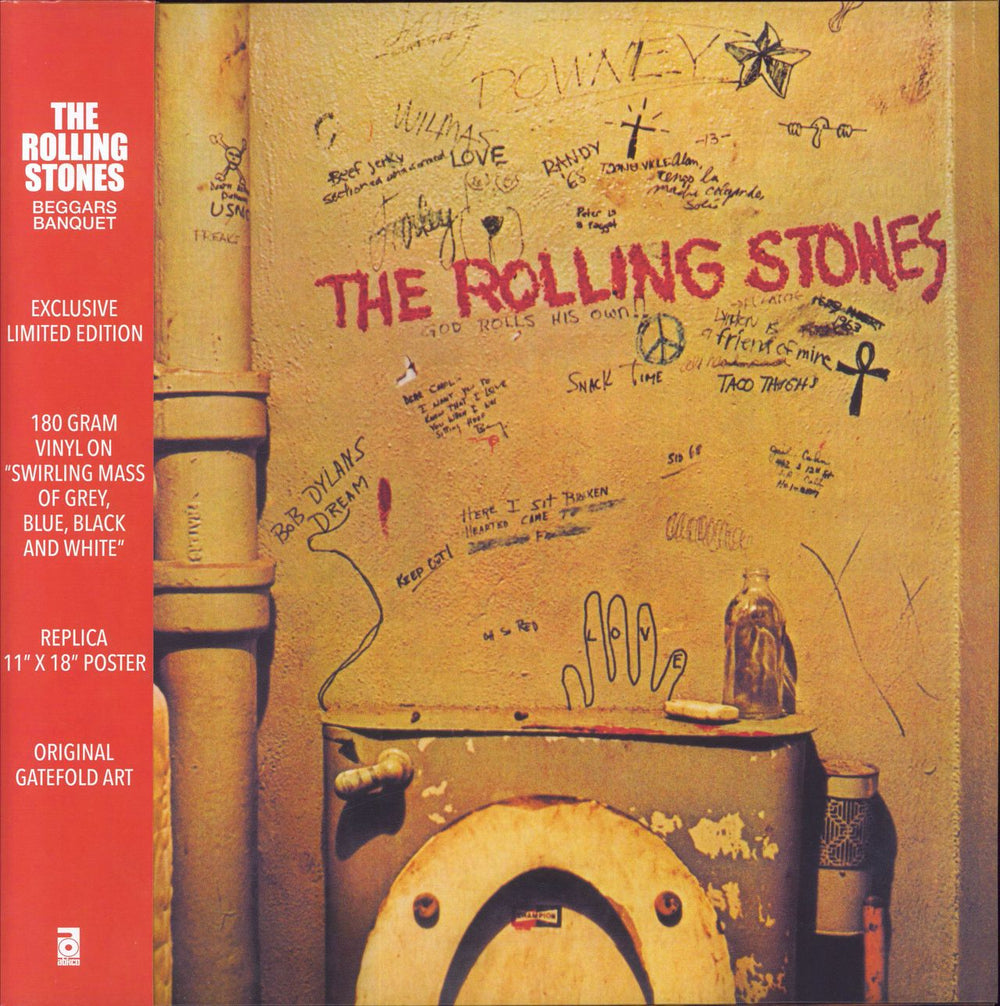 The Rolling Stones Beggars Banquet - 'Swirling Mass' Coloured Vinyl - RSD 2023 UK vinyl LP album (LP record) 018771214519