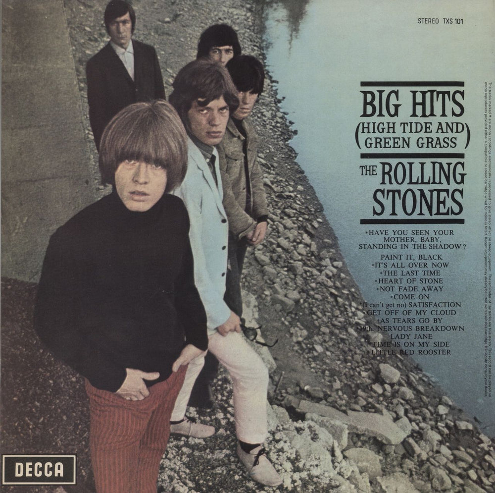 The Rolling Stones Big Hits (High Tide And Green Grass) - 4th UK vinyl LP album (LP record)