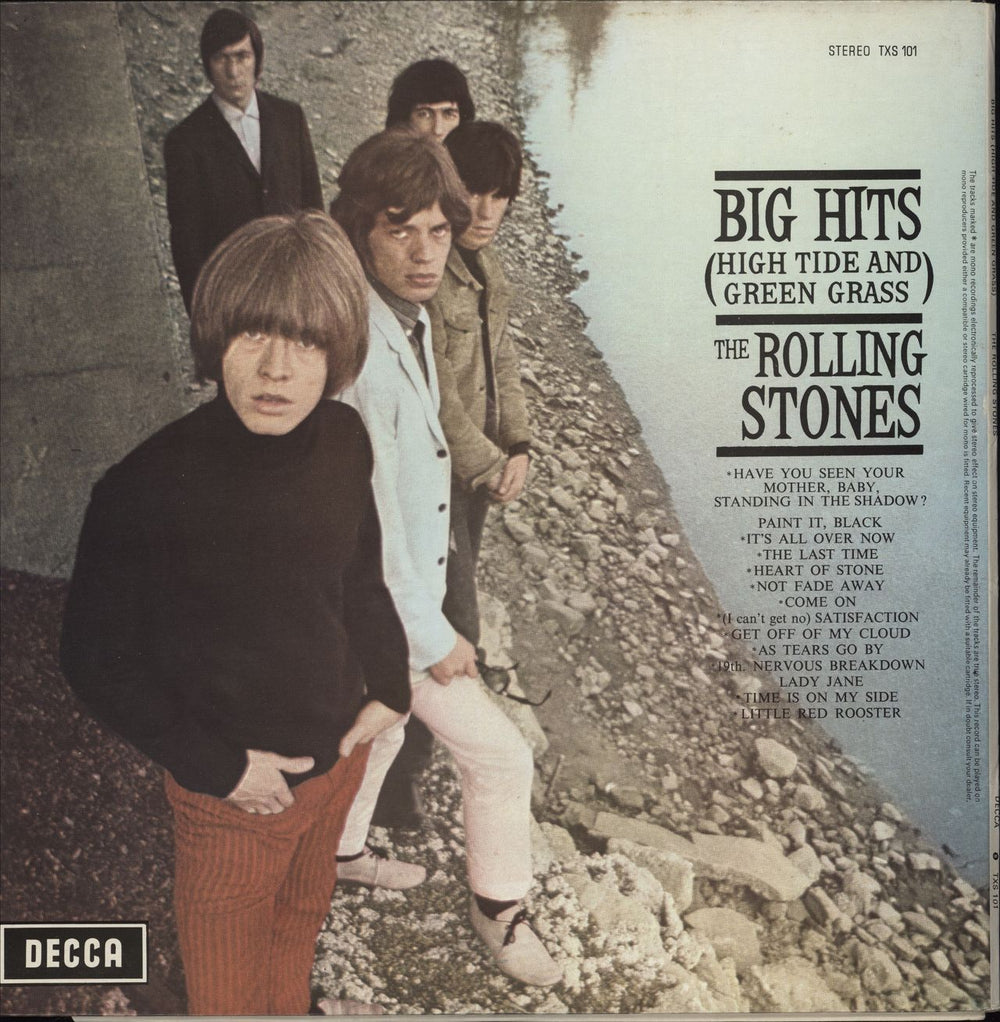The Rolling Stones Big Hits (High Tide And Green Grass) UK vinyl LP album (LP record)