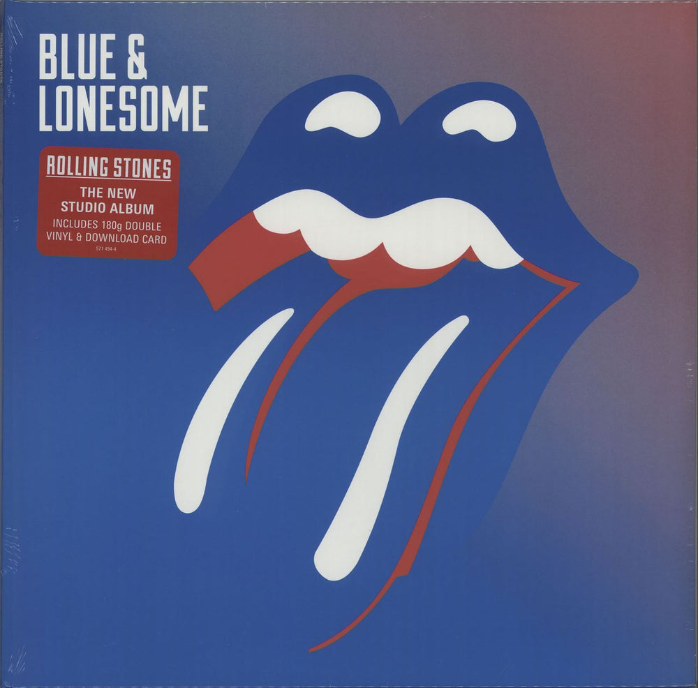 The Rolling Stones Blue & Lonesome - 180gram Vinyl - Sealed UK 2-LP vinyl record set (Double LP Album) 571494-4