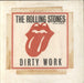 The Rolling Stones Dirty Work - White Label Japanese Promo vinyl LP album (LP record) 28AP3150