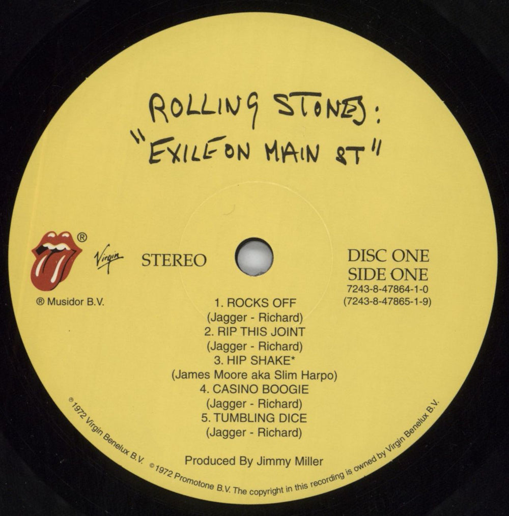 The Rolling Stones Exile On Main Street - 180gm - Stickered Bag US 2-LP vinyl record set (Double LP Album) ROL2LEX802383