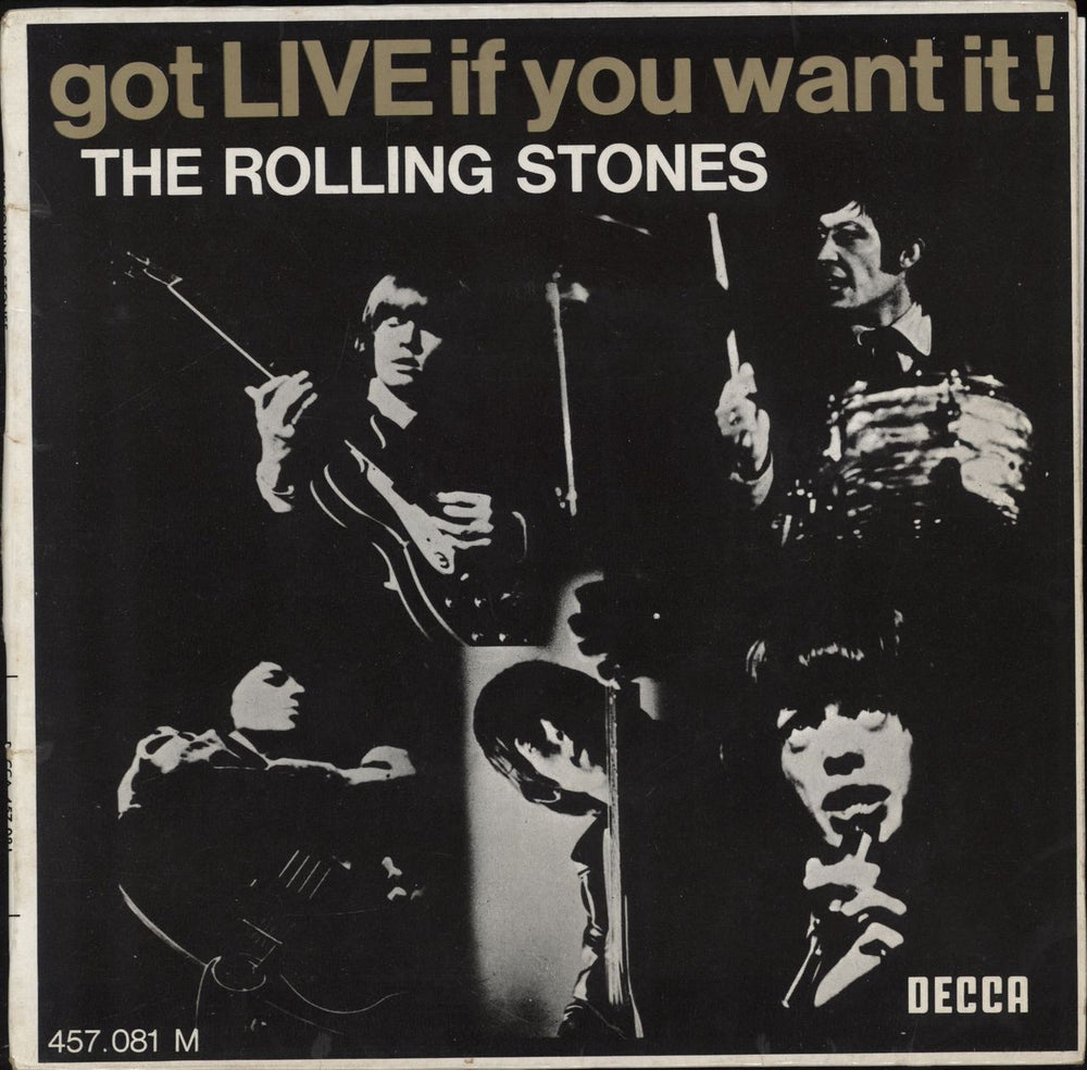 The Rolling Stones Got Live If You Want It E.P. - 7-65 - Boxed French 7" vinyl single (7 inch record / 45) 457.081