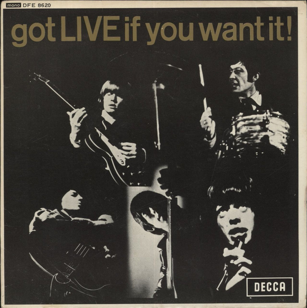 The Rolling Stones Got Live If You Want It EP - 1982 UK 7" vinyl single (7 inch record / 45) DFE8620