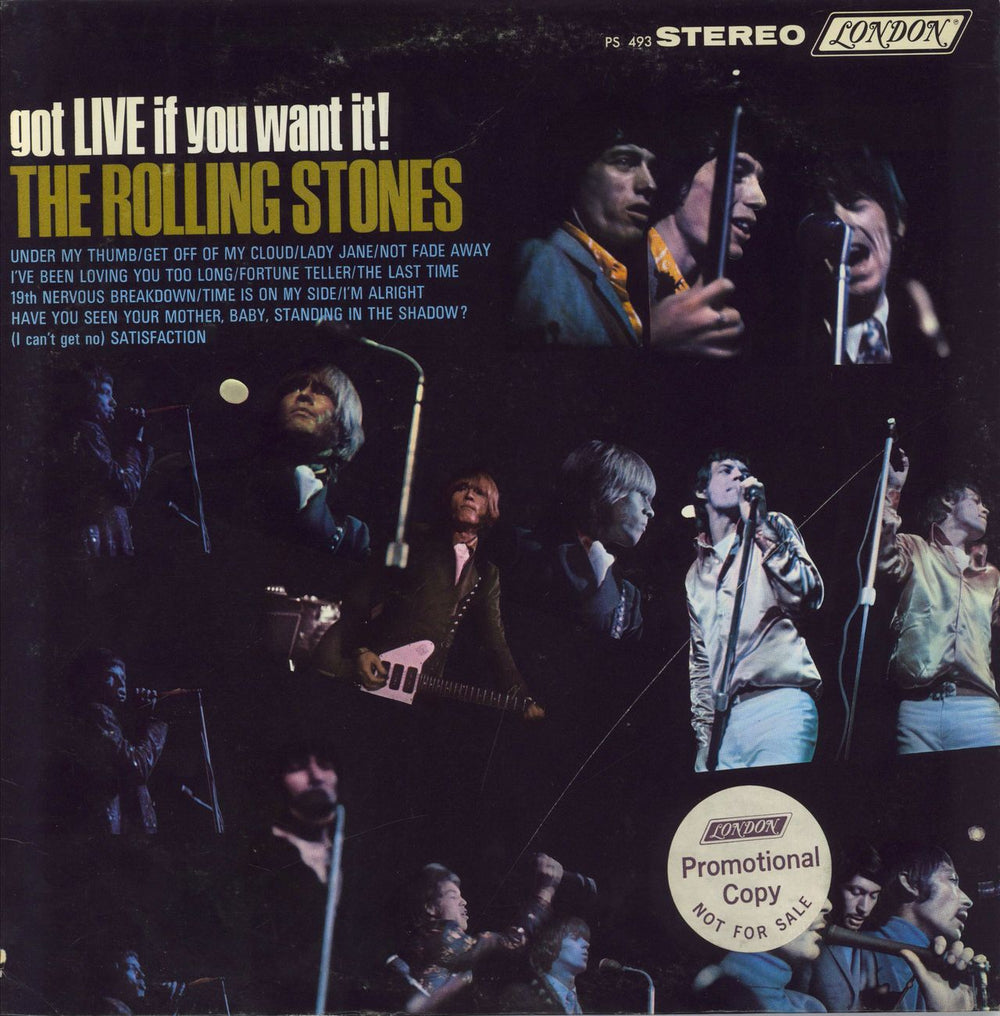 The Rolling Stones Got Live If You Want It! - EX US vinyl LP album (LP record) PS493