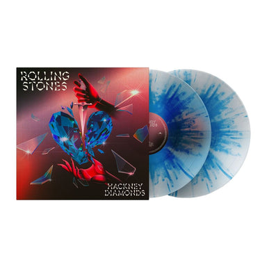 The Rolling Stones Hackney Diamonds - Anniversary Edition - Clear & Blue Splatter Vinyl - Sealed UK 2-LP vinyl record set (Double LP Album) 750198-5