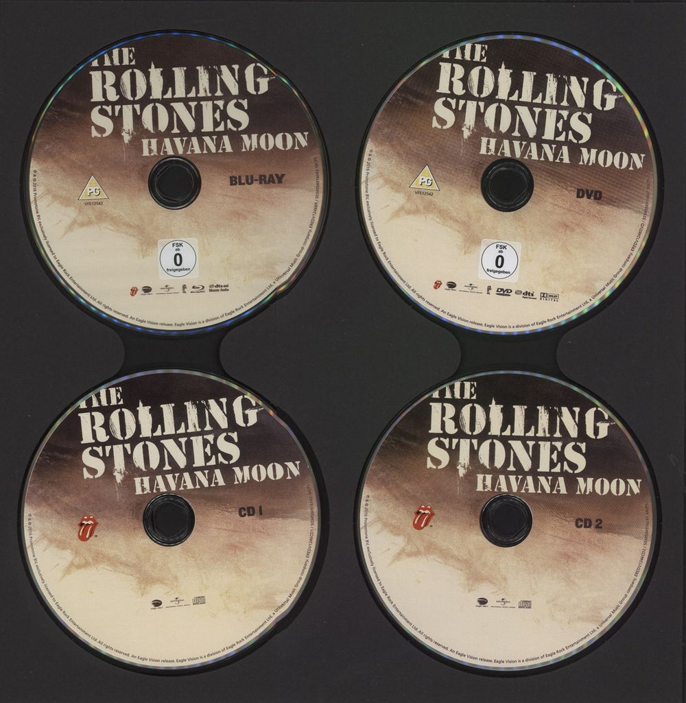 The Rolling Stones Havana Moon - Deluxe Edition UK 3-disc CD/DVD Set