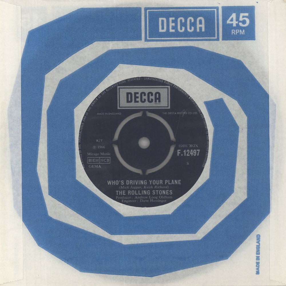 The Rolling Stones Have You Seen Your Mother - 1st [a] UK 7" vinyl single (7 inch record / 45)