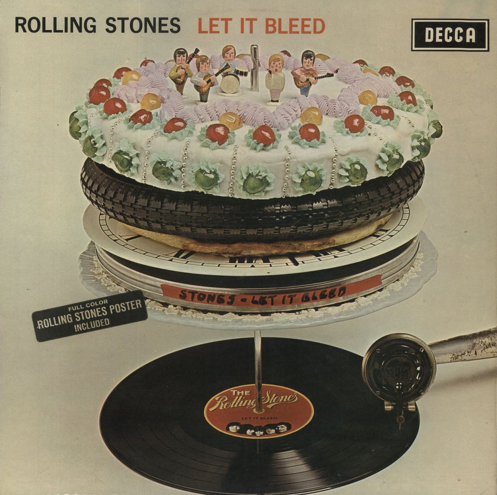 The Rolling Stones Let It Bleed - 4th - uncensored inner/stickered sleeve UK vinyl LP album (LP record) SKL5025