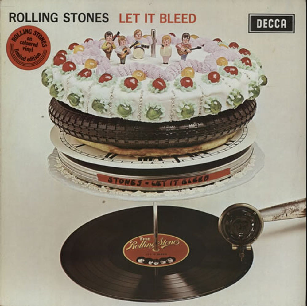 The Rolling Stones Let It Bleed - Red Vinyl Dutch vinyl LP album (LP record) 6835204