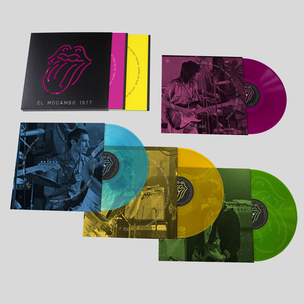 The Rolling Stones Live At The El Mocambo 1977 - Neon Coloured Vinyl - Sealed UK Vinyl Box Set 00602438926695