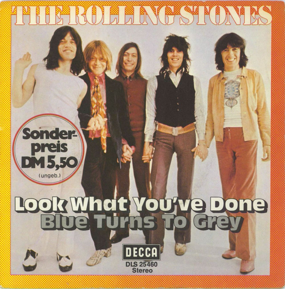 The Rolling Stones Look What You've Done - VG German 7" vinyl single (7 inch record / 45) DLS25460