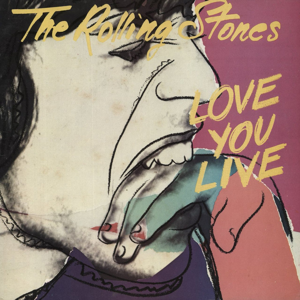 The Rolling Stones Love You Live - Emi 2nd Issue UK 2-LP vinyl record set (Double LP Album) CUNSP69101