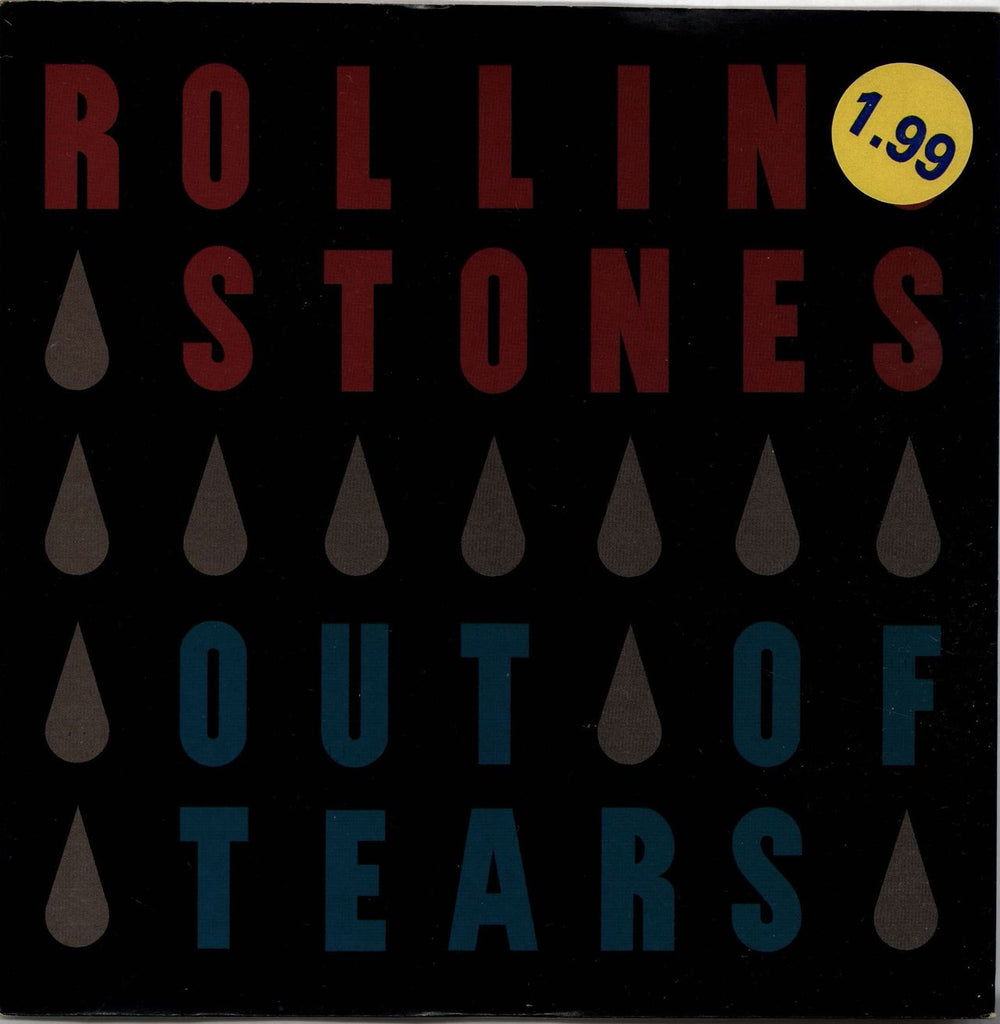 The Rolling Stones Out Of Tears UK 7" vinyl single (7 inch record / 45) VS1524