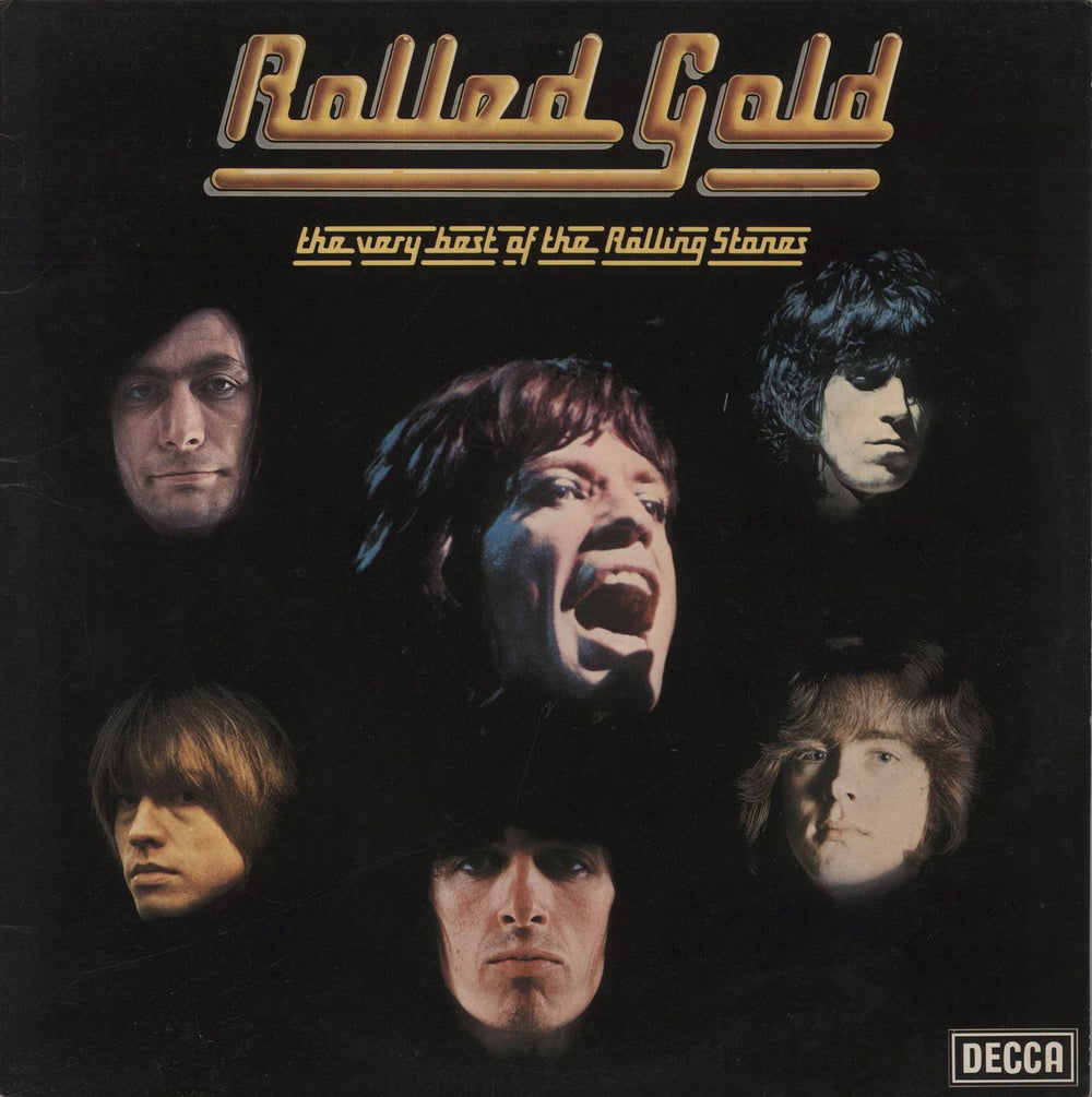 The Rolling Stones Rolled Gold - EX UK 2-LP vinyl record set (Double LP Album) ROST1/2