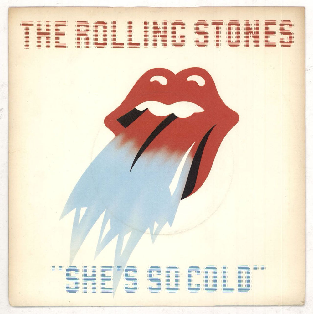 The Rolling Stones She's So Cold - 4pr + Sleeve UK 7" vinyl single (7 inch record / 45) RSR106