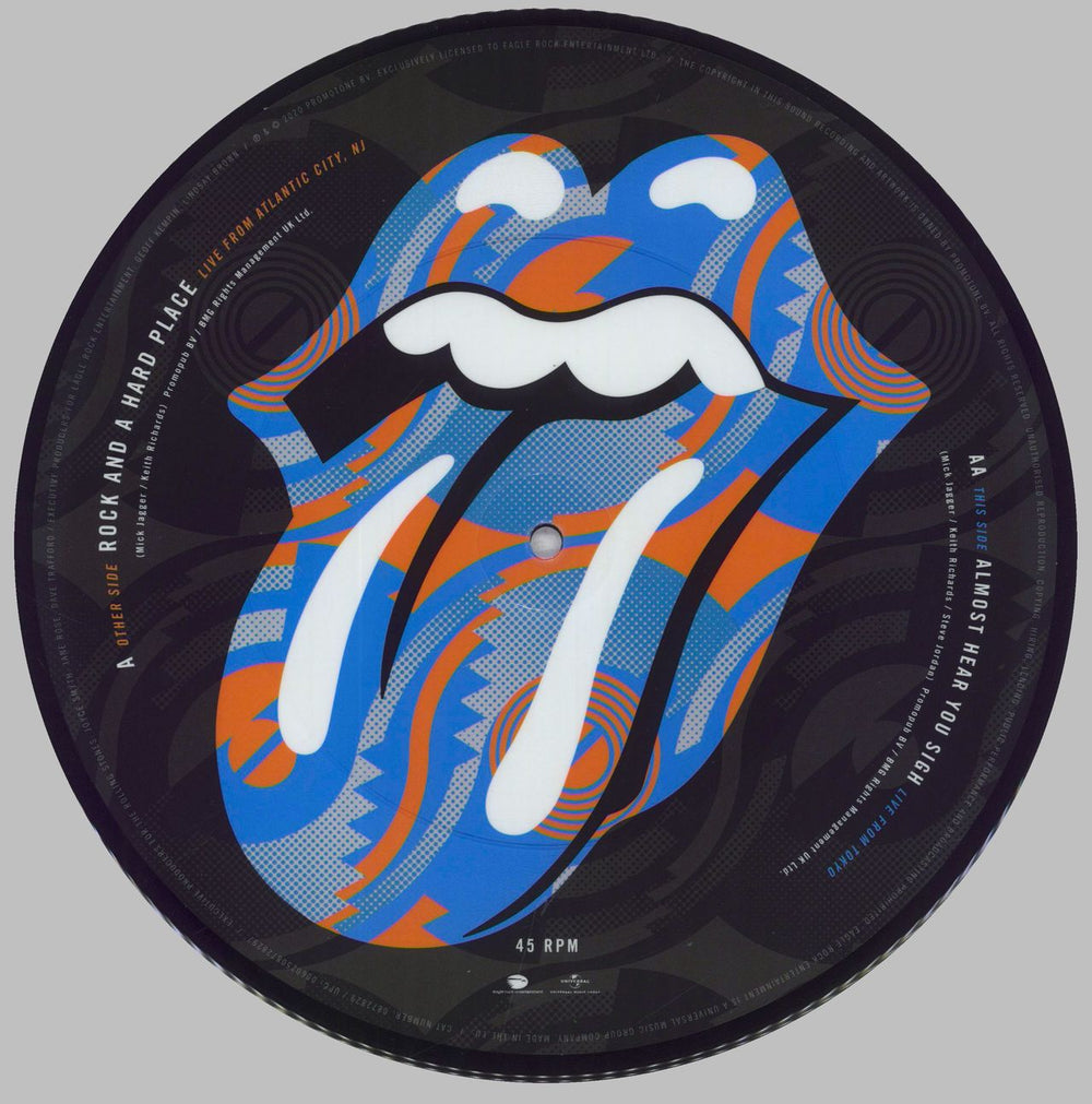 The Rolling Stones Steel Wheels - Live - RSD 2020 UK 10" Vinyl Picture Disc (10 inch Record Single) 602508728297