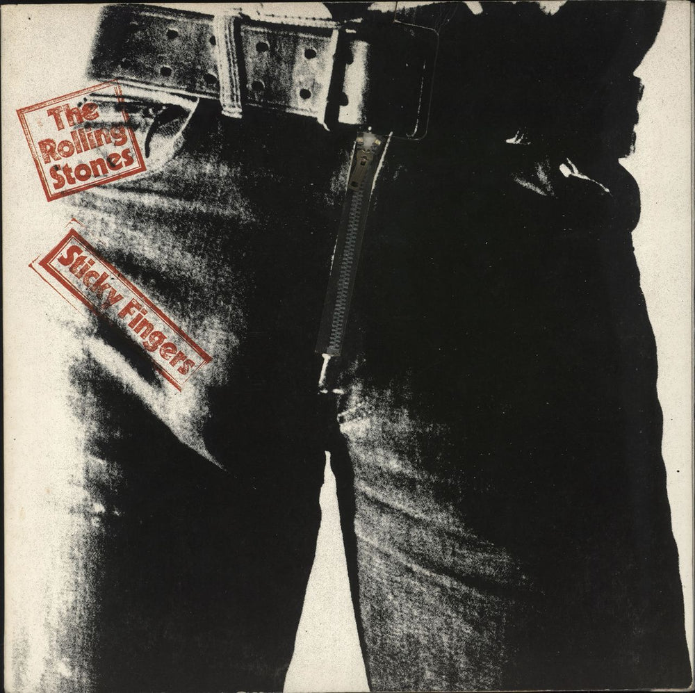 The Rolling Stones Sticky Fingers - BLANK - VG UK vinyl LP album (LP record) COC59100