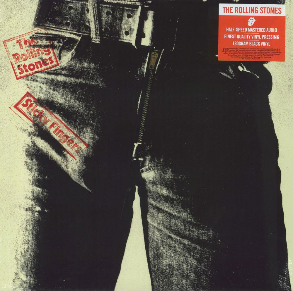 The Rolling Stones Sticky Fingers - Half-Speed Mastered 180 Gram - Sealed UK vinyl LP album (LP record) 602508773143