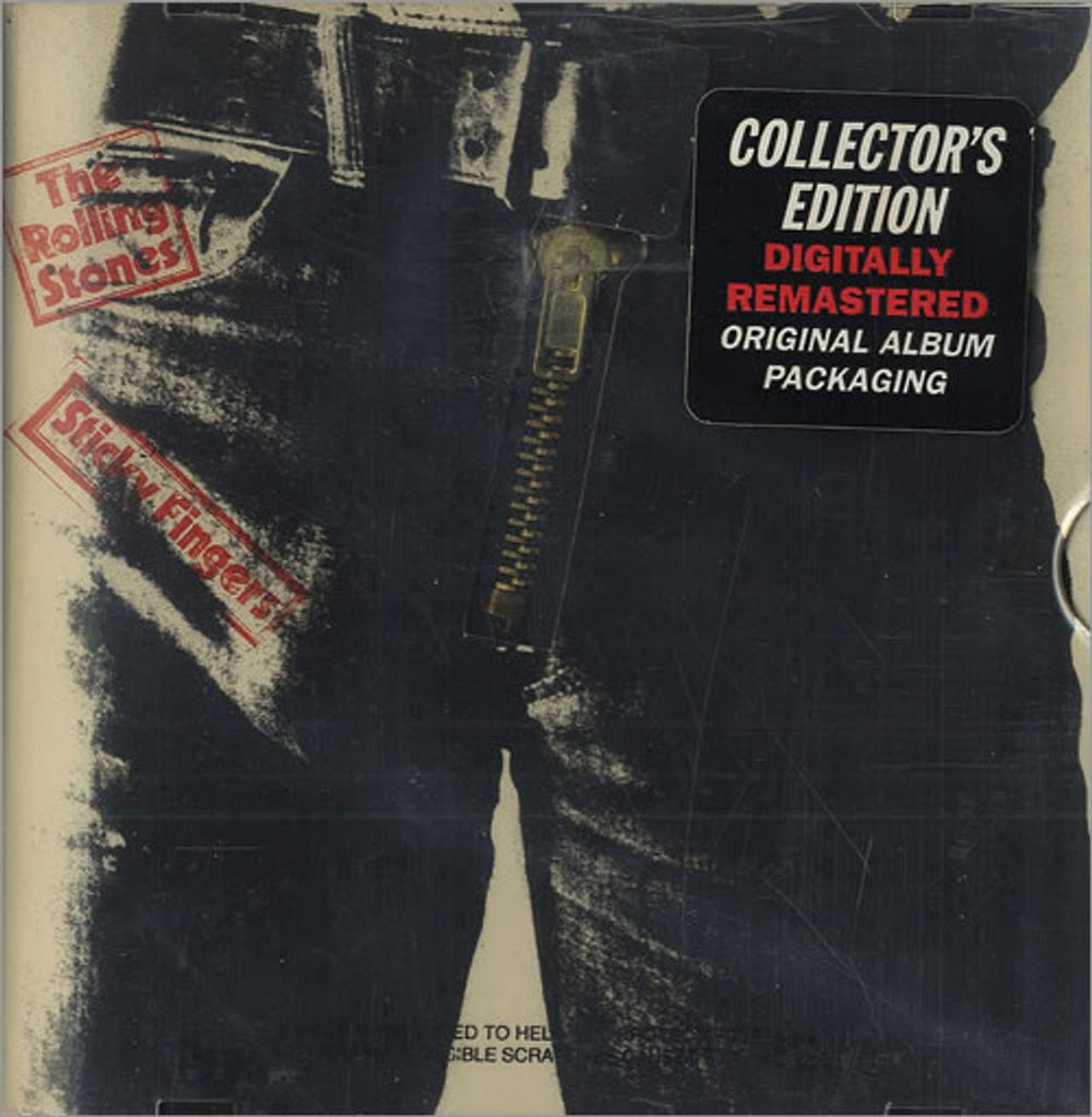 The Rolling Stones Sticky Fingers - Remastered Collectors Edition UK CD album (CDLP) CDVX2730