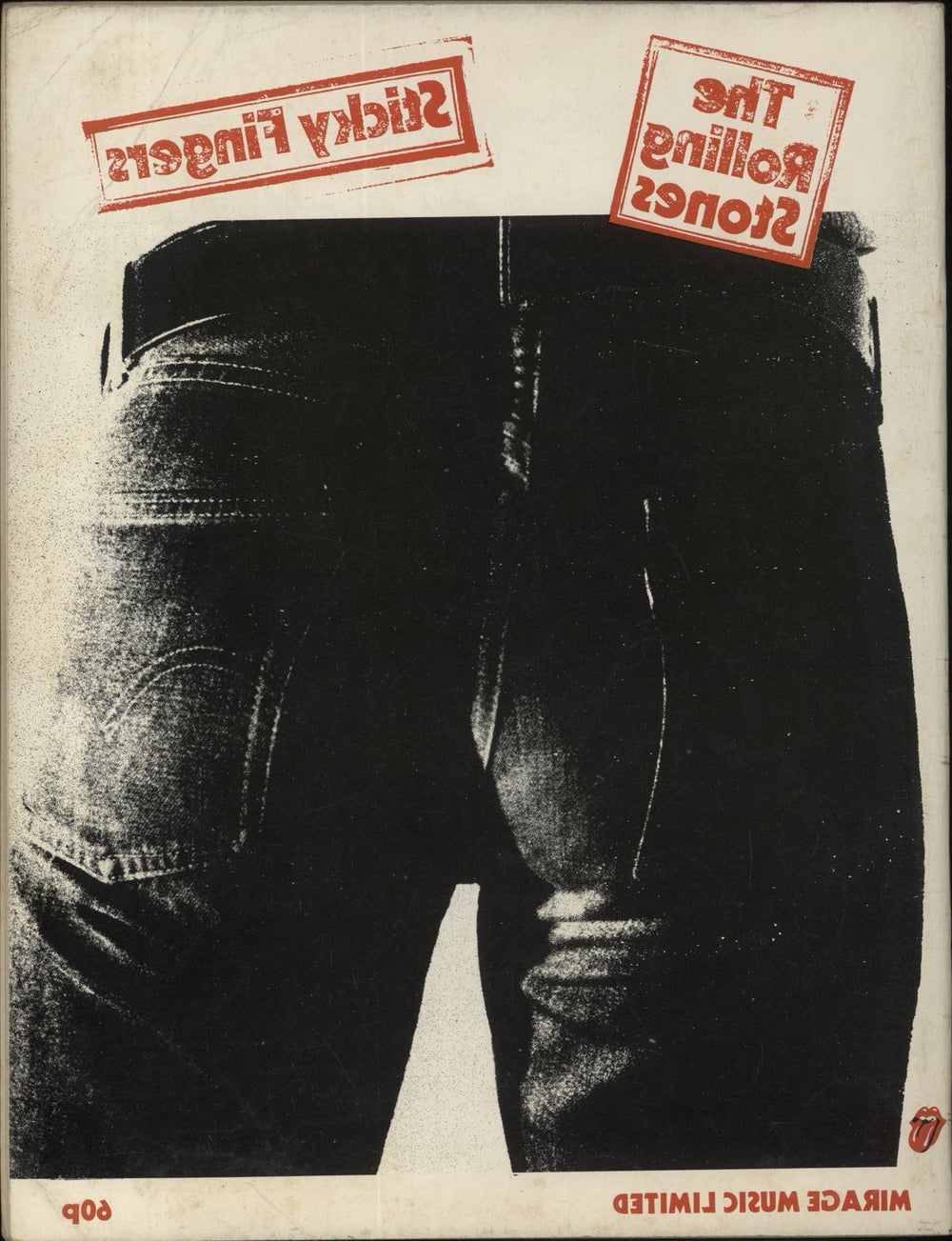 The Rolling Stones Sticky Fingers UK book