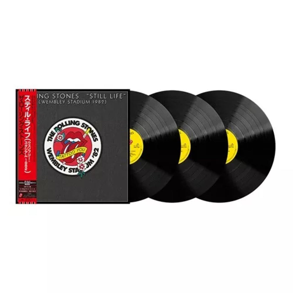 The Rolling Stones Still Life: Wembley Stadium 1982 Japanese 3-LP vinyl record set (Triple LP Album) ROL3LST858239