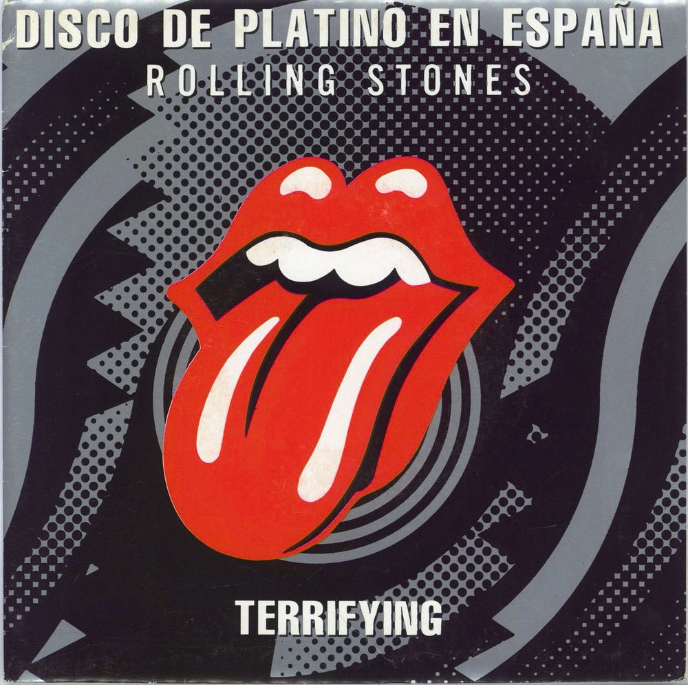 The Rolling Stones Terrifying Spanish Promo 7" vinyl single (7 inch record / 45) ARIC2352