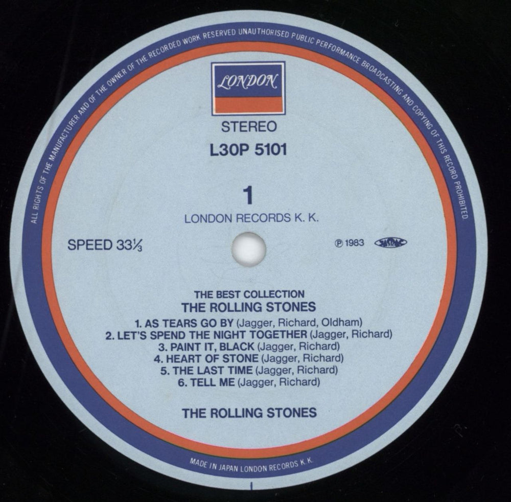 The Rolling Stones The Best Collection + Obi Japanese 2-LP vinyl record set (Double LP Album) ROL2LTH162645