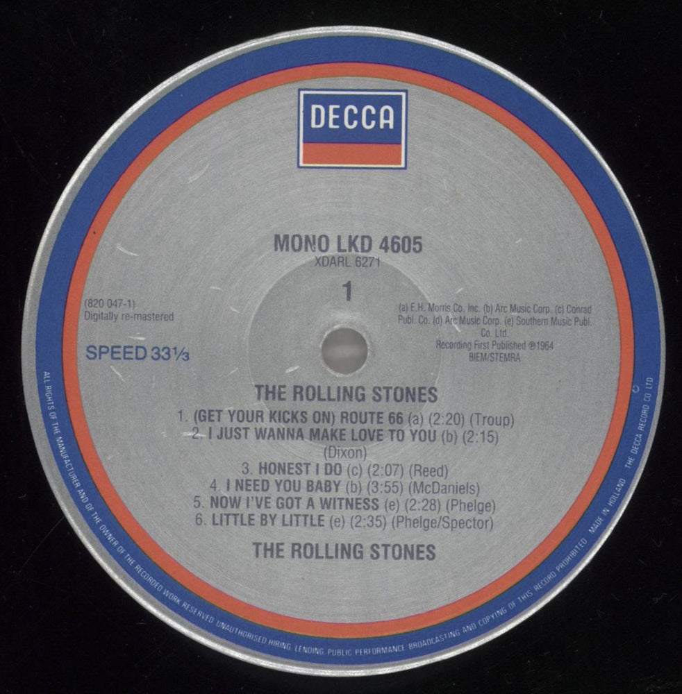 The Rolling Stones The Rolling Stones - 80s D/R - Barcoded UK vinyl LP album (LP record) ROLLPTH232742