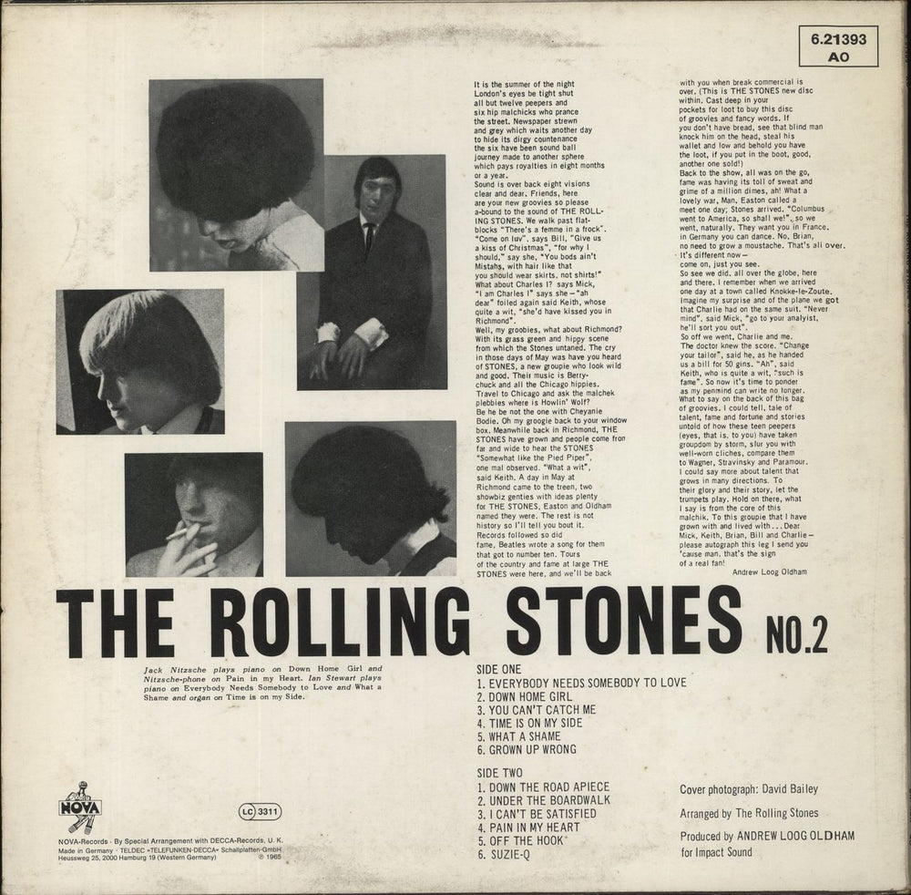 The Rolling Stones The Rolling Stones Vol. 2 - Nova Issue - EX German vinyl LP album (LP record)