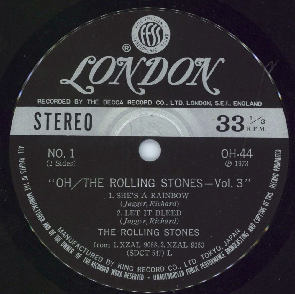 The Rolling Stones The Rolling Stones Vol.3 E.P. - Gatefold + Obi Japanese 7" vinyl single (7 inch record / 45) ROL07TH796886