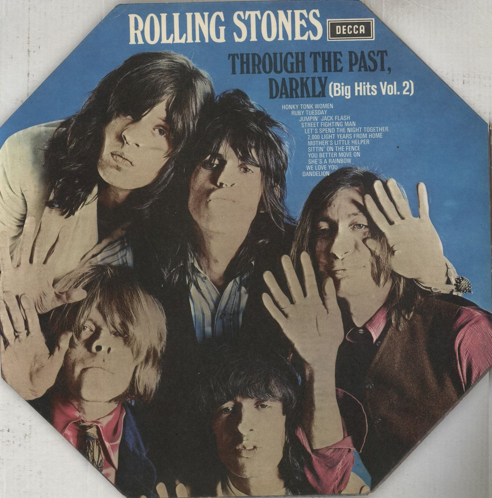 The Rolling Stones Through The Past Darkly - 1st - VG UK vinyl LP album (LP record) LK5019