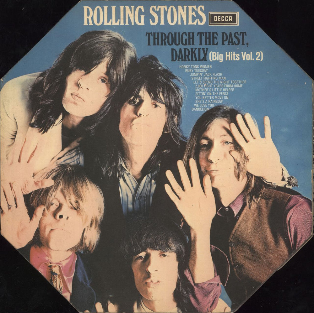 The Rolling Stones Through The Past Darkly - 3rd UK vinyl LP album (LP record) LK5019