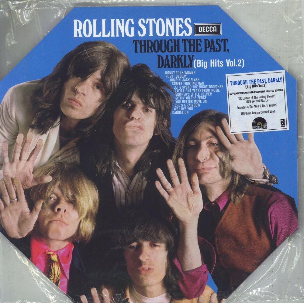 The Rolling Stones Through The Past, Darkly (Big Hits, Vol. 2) - RSD19 - 180gm Orange Vinyl UK vinyl LP album (LP record) 7185581