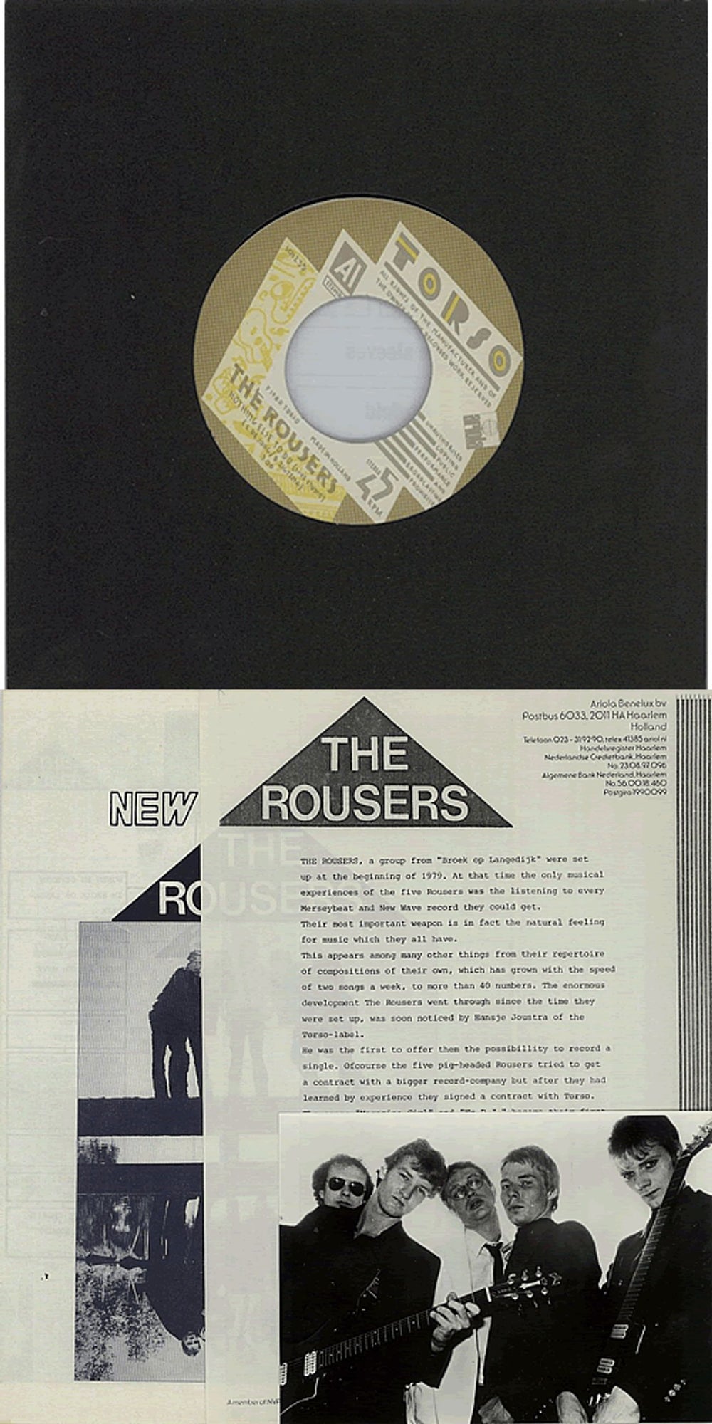 The Rousers A Treat Of New Beat Dutch Promo media press kit W8HKIAT624802