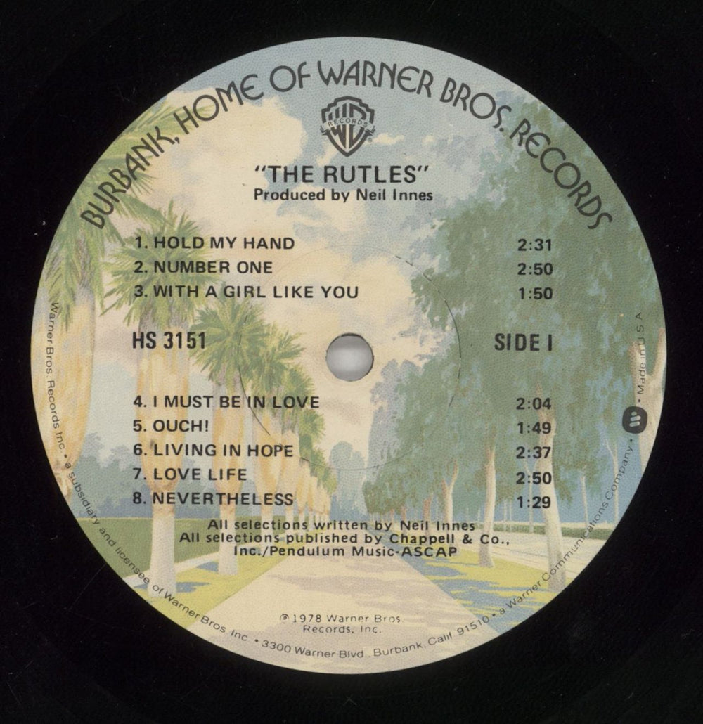 The Rutles The Rutles - EX US vinyl LP album (LP record) RTLLPTH681283