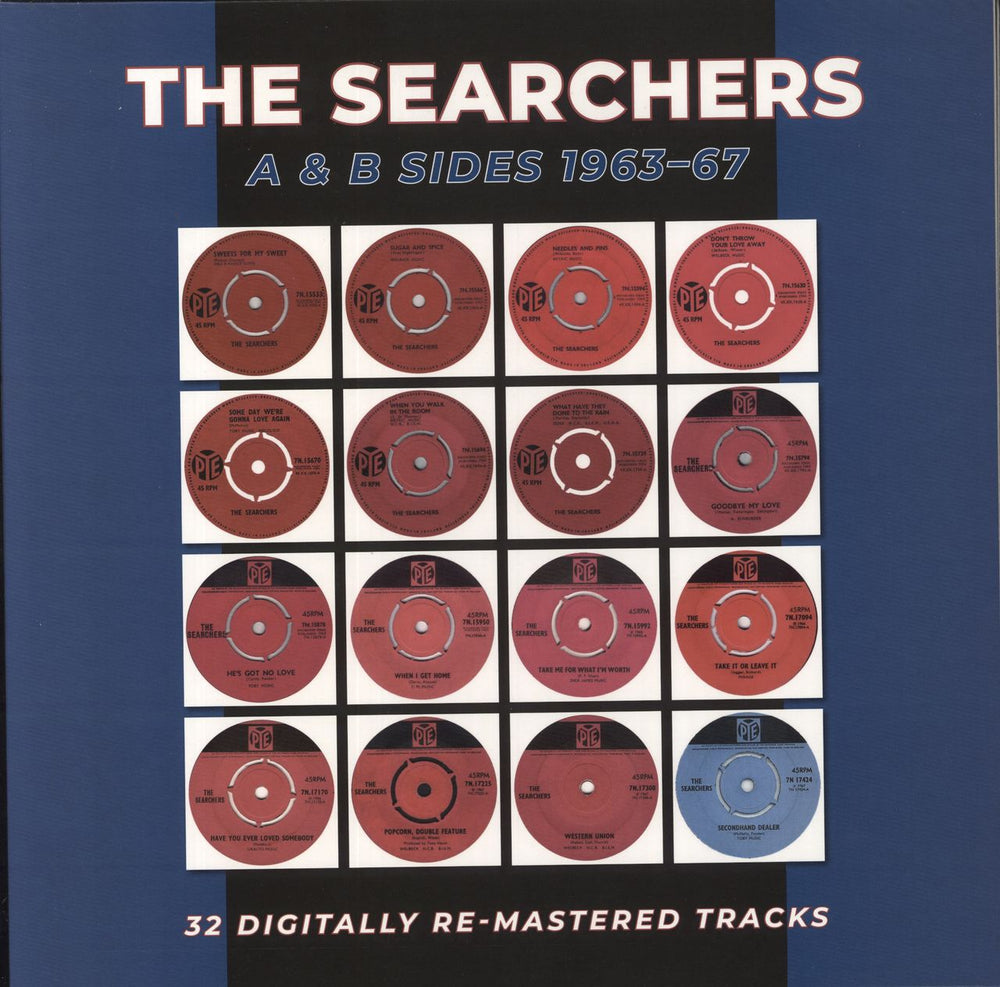 The Searchers A & B Sides 1963-67 UK 2-LP vinyl record set (Double LP Album) BGOLP2007